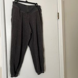 Aerie Large Sherpa Fleece Corset Jogger with Pockets